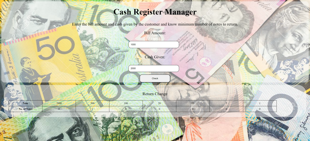Cash Register App