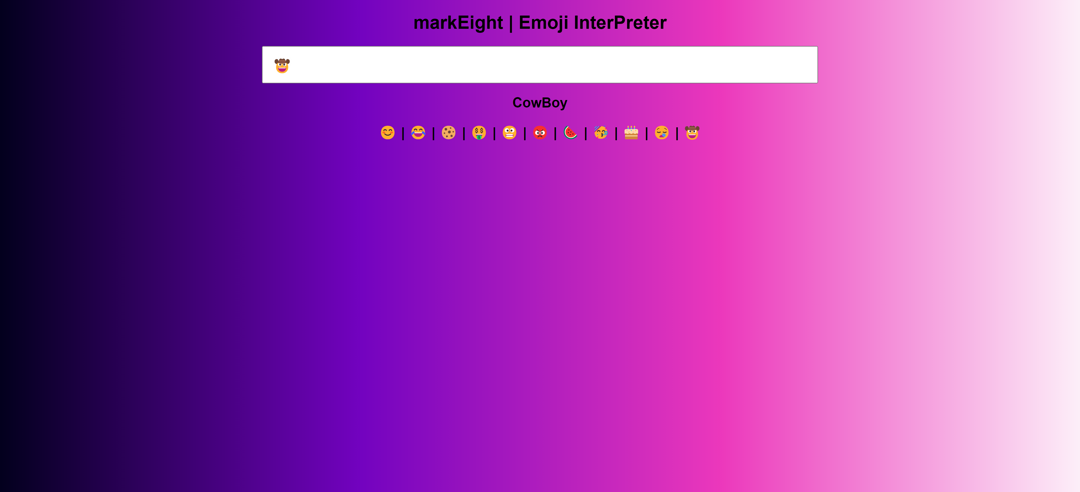 Emoji Interpreter